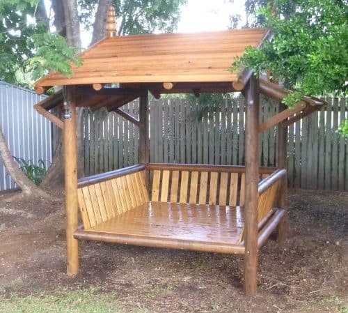Grand Gazebos and Cubbies - Dimbulah - 3m Daybed with 3 backrests - coated