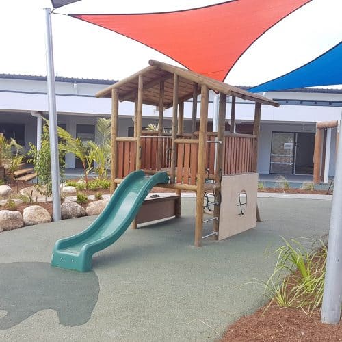 Grand Gazebos and Cubbies - Grand Cubby with Slide 2
