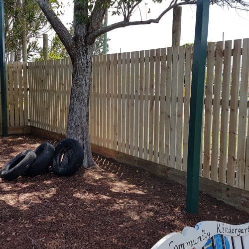 Grand Gazebos and Cubbies - New Fence Installed at childcare centre 2