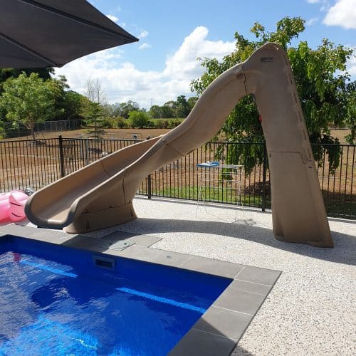 Grand Gazebos and Cubbies - Custom Pool Slide at property