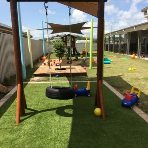 Grand Gazebos and Cubbies - Single Swing Frame - Painted Finish with Tyre Swing