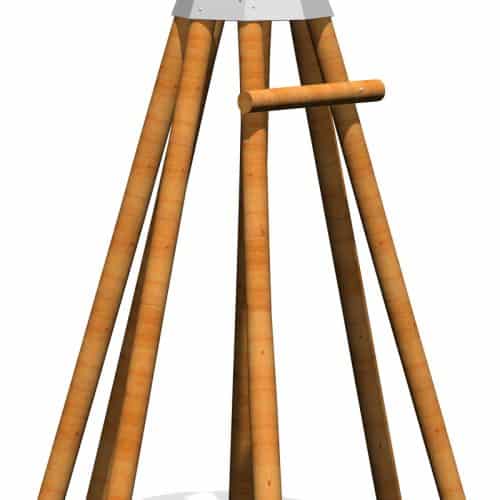 Grand Gazebos and Cubbies - Timber Tee Pee